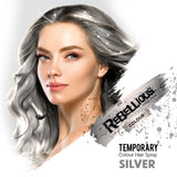 Rebellious Hair Spray in silver