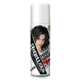 Rebellious Hair Spray - Asst Colors, black, white, green, red, blue and pink