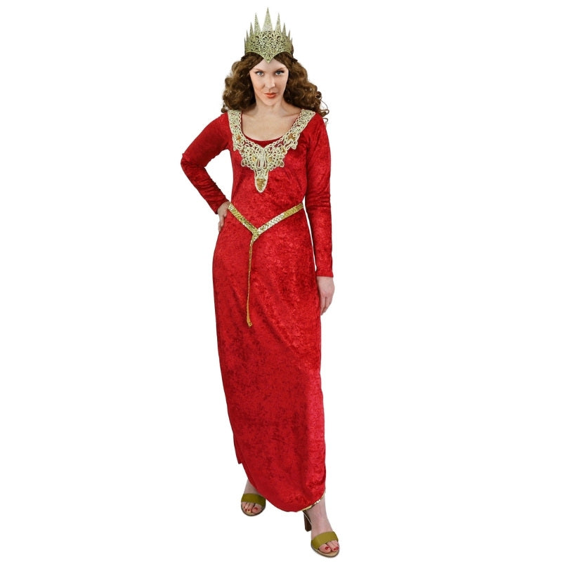 Red Medieval Queen Costume for Women | Medieval Dress Cracker Jack Costumes Brisbane Red Medieval Queen Costume for Women | Medieval Dress Cracker Jack Costumes Brisbane