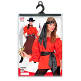 Women's Red Pirate Blouse – Widmann packaging