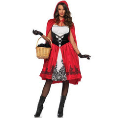 red riding hood costume ladies classic dress cape