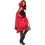 side view storybook red riding hood costume womens fairytale outfit
