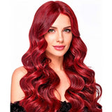 Red Taylor dream hair wig long costume style