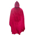 Red Velvet Hooded Cape Adult