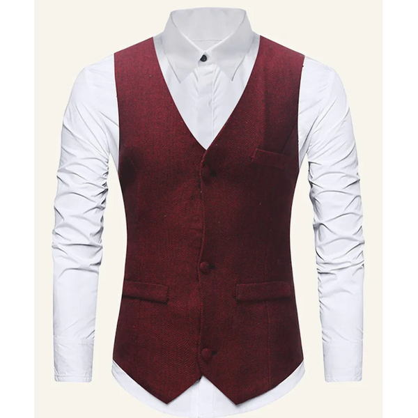 1920's Vest Set (Red) - Hire