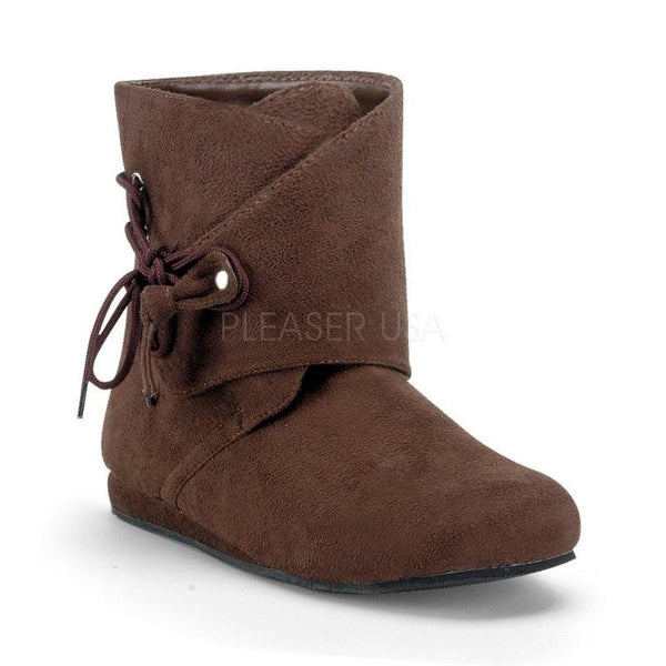 Renaissance ankle boot hire Brisbane medieval footwear side view