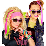 Lightweight star-shaped earrings for 1980s themed parties and retro outfits