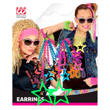 Packaging for retro 80s star earrings