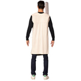 Retro brick cell phone novelty adult costume is a foam tunic with printed on number detail plus antanna and plain back.
