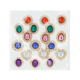 Colourful gem rings with a variety of settings