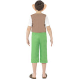 Back view of Roald Dahl BFG costume and ears on headband