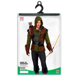 packaging for adult fantasy book week costume inspired by medieval folklore with hooded top and belt pouch