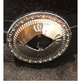 Adult rock costume hat with buckle detailing