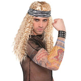 rock on tattoo sleeves realistic fake tattoo arm sleeves costume accessory