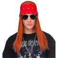 Rock Star Wig Bandana Sunglasses Mens