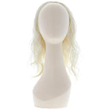 Front view of the licensed Rocky Horror Riff Raff Wig, featuring a slicked-back, shoulder-length blonde style