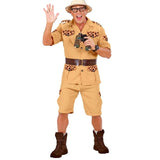 Adult men's Safari Costume – alternate front view
