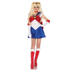 Sailor Moon costume with dress, wig, gloves and white boots for hire in Brisbane