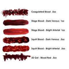 Stage Blood - Dark Venous 270ml, thick syrup washes off with soap and water.