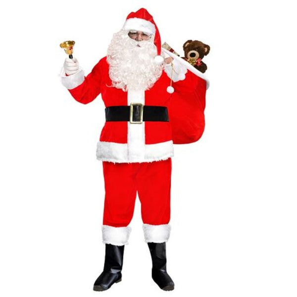 Deluxe large Santa costume with full accessories
