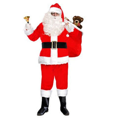 Deluxe large Santa costume with full accessories