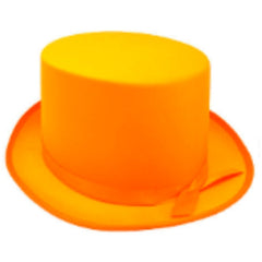Purple satin top hat adult costume accessory