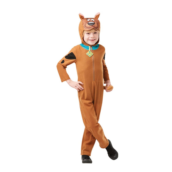 Scooby-Doo Classic child costume with hooded jumpsuit and detachable tail