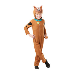 Scooby-Doo Classic child costume with hooded jumpsuit and detachable tail