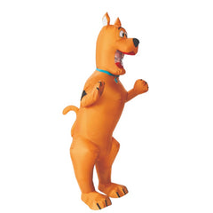 Scooby Doo Inflatable Costume-Adult, clear vinyl to see through.