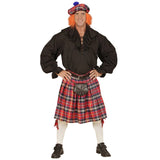 Scotsman kilt with matching hat with attached orange hair