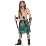 Man wearing Scottish Kilt with Sporran in traditional Highland-inspired costume