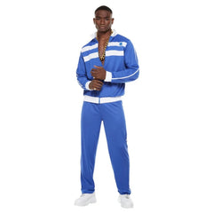 blue scouser tracksuit adult 80s costume