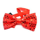 Red sequin bow tie