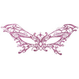 Lace eye mask with diamante accents and ribbon ties