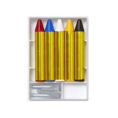 Set of 5 Halloween makeup sticks for face painting clowns and devils