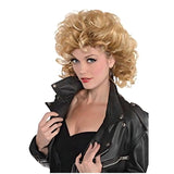 Sexy Sandy Blonde Curly Wig with big blow dry look.