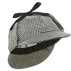 Sherlock Holmes detective hat costume accessory – 58cm circumference with 6cm brim