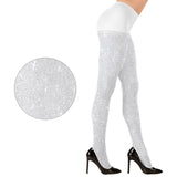 shimmer white 40 denier pantyhose costume tights