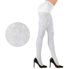 shimmer white 40 denier pantyhose costume tights
