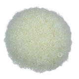 Short frizz-style wig displayed on mannequin