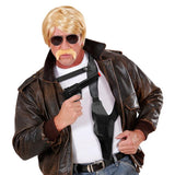 Detective costume with shoulder holster toy gun prop