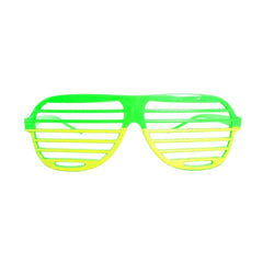 Green and yellow shutter shades glasses australia day