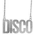 Silver Disco Necklace