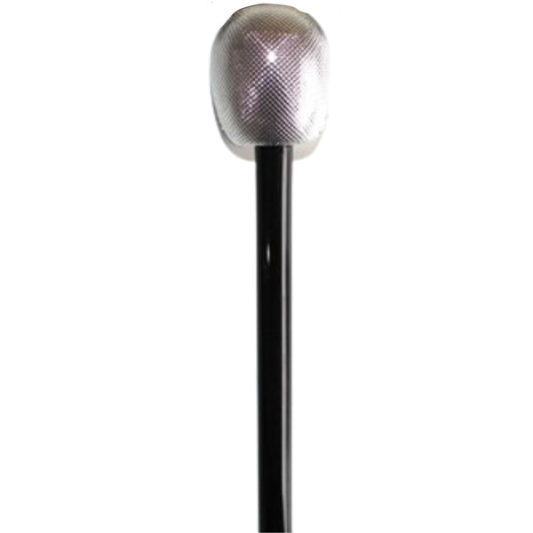 silver plastic microphone.