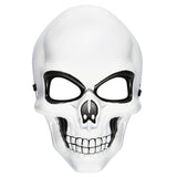 white black skull mask halloween costume