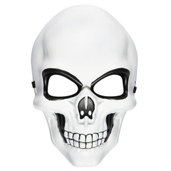 white black skull mask halloween costume
