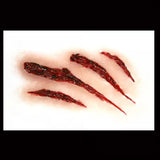 Close up of Slashed - Tinsley 3D FX Transfer, 3 slashes to pack.