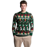 Unisex adult snowman Christmas jumper – festive holiday knit