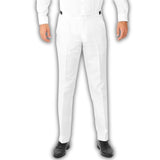 White jacket and trousers costume