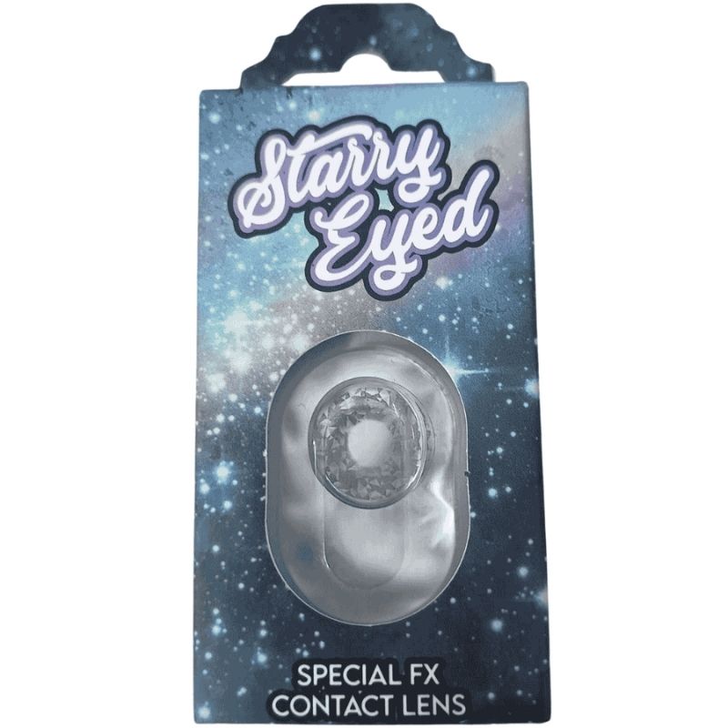 Starry Eyed Contact Lenses - Diamonds – Cracker Jack Costumes Brisbane
